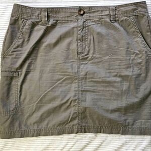 Eddie Bauer Casual Grayish Brown Skirt Size 16